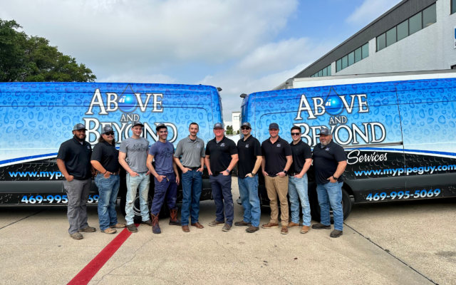 Our technicians at Above & Beyond Plumbing Services